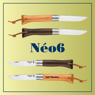 Engraved Gift Bundles | Set of 8 Néo6 Everyday Carry Folding Knives-OPINEL USA