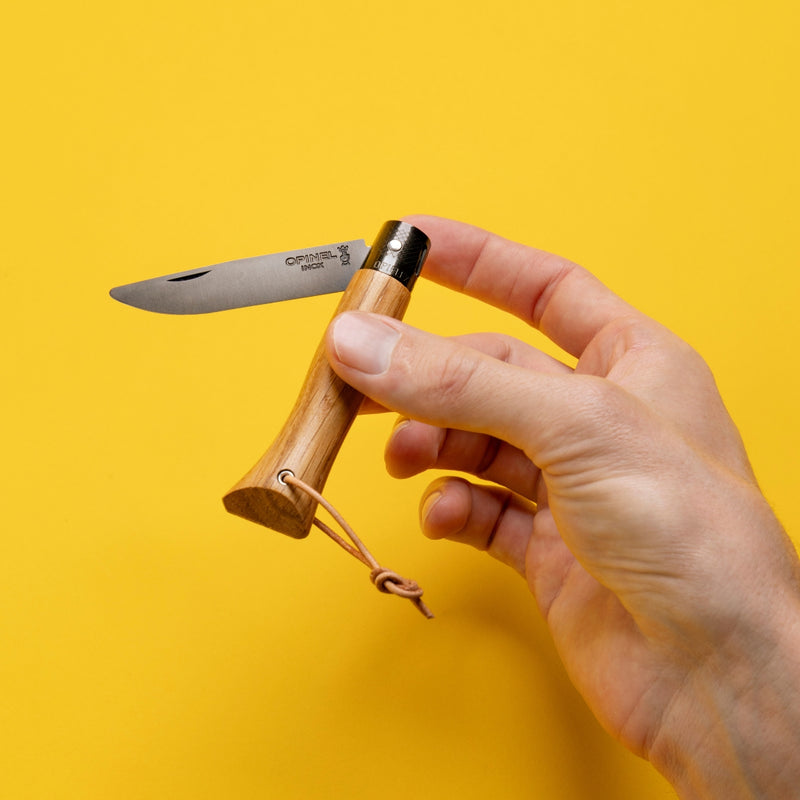 Néo6 Everyday Carry Pocket Knife - Black Oak