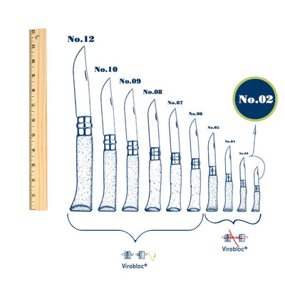 No.02 Carbon Steel Folding Knife-OPINEL USA