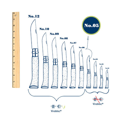 No.05 Carbon Steel Folding Knife-OPINEL USA