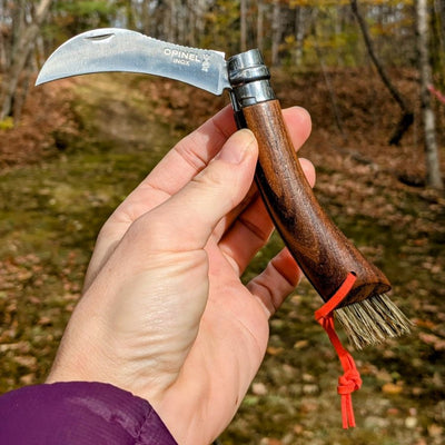 Second Chance | No.08 Mushroom Knife Walnut with Brush-OPINEL USA