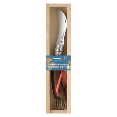 Second Chance | No.08 Mushroom Knife Walnut with Brush-OPINEL USA