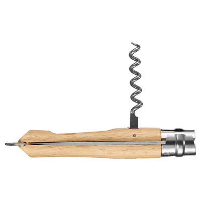 Warehouse Sale | No.10 Corkscrew Stainless Steel Folding Knife with Bottle Opener-OPINEL USA