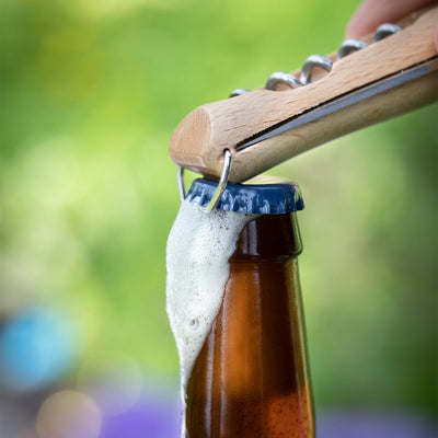 Warehouse Sale | No.10 Corkscrew Stainless Steel Folding Knife with Bottle Opener-OPINEL USA