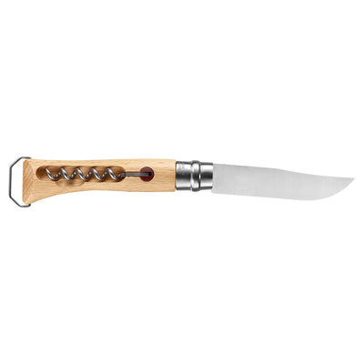 Warehouse Sale | No.10 Corkscrew Stainless Steel Folding Knife with Bottle Opener-OPINEL USA