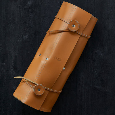 8-Slot Leather Chef Knife Carrier-OPINEL USA