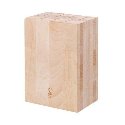 9-Slot Beech Wood Knife Block-OPINEL USA
