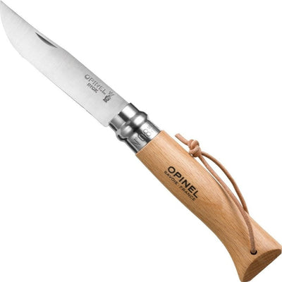 Second Chance | No.08 Stainless Steel Folding Knife with Lanyard-OPINEL USA