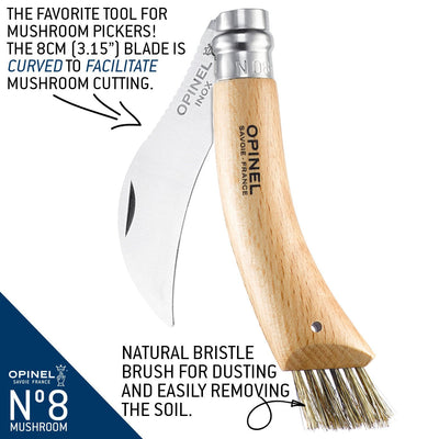 Second Chance | No.08 Stainless Steel Mushroom Knife-OPINEL USA