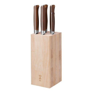 Warehouse Sale | 5-Slot Beech Wood Knife Block-OPINEL USA