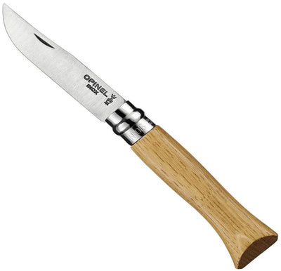 Warehouse Sale | No.06 Stainless Steel Beech Wood Folding Knife-OPINEL USA