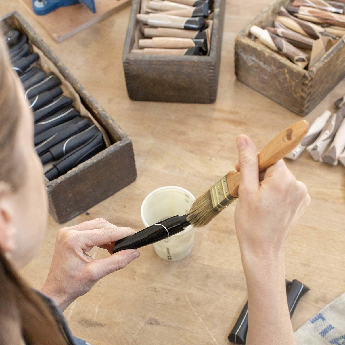 A look inside the artisan wood workshop at Opinel - OPINEL USA