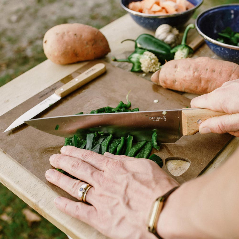 Navaja Cortaplumas Opinel Madera Acero Carbono N° 9 France - Tienda Online  camping