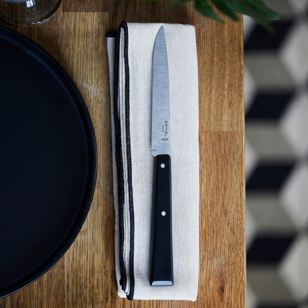 Opinel - Bon Appetit Black Steak Knife