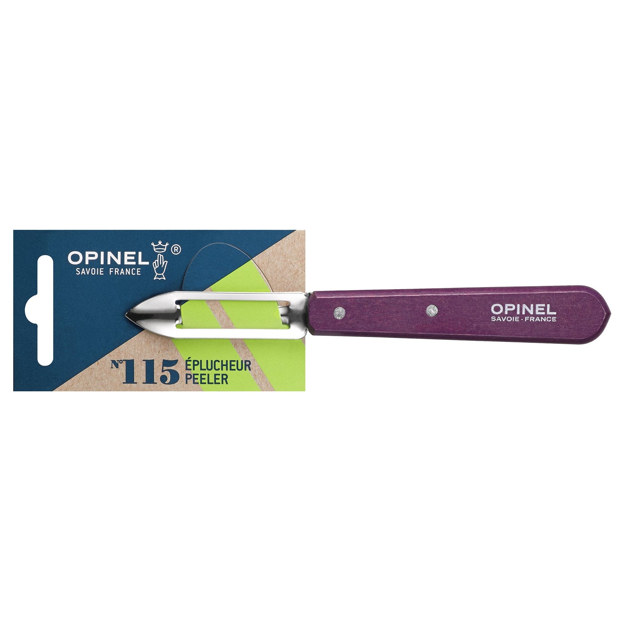 Opinel peeler No 115, purple, 001929