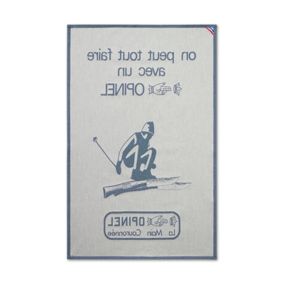 Dish Towel "On peut tout faire..." by Charlieu