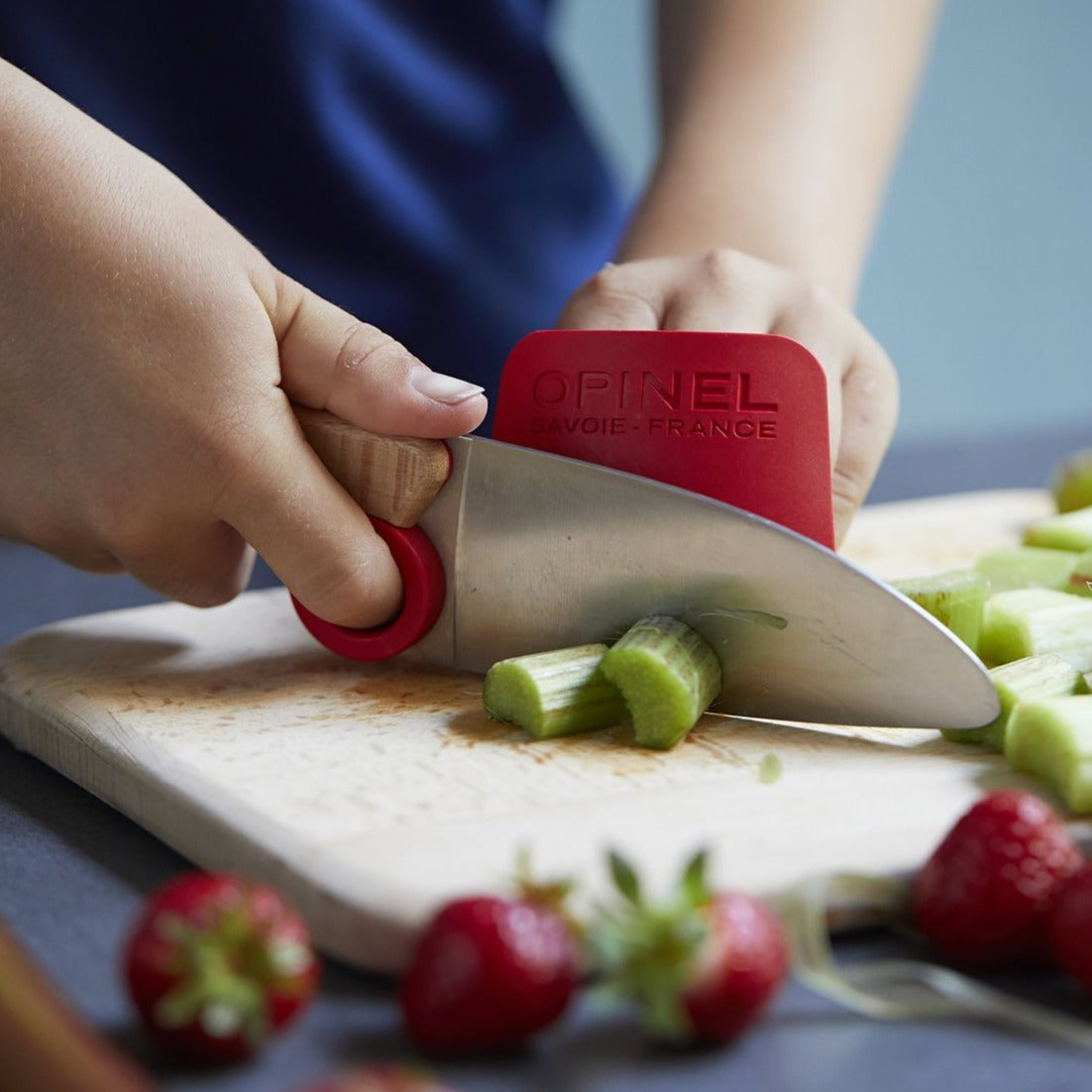 Set Le Petit Chef para niños: cuchillo, protector y pelador - Acero  inoxidable - Opinel