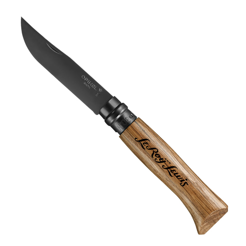Opinel x LeRoy & Lewis No.08 Black Oak Folding Knife