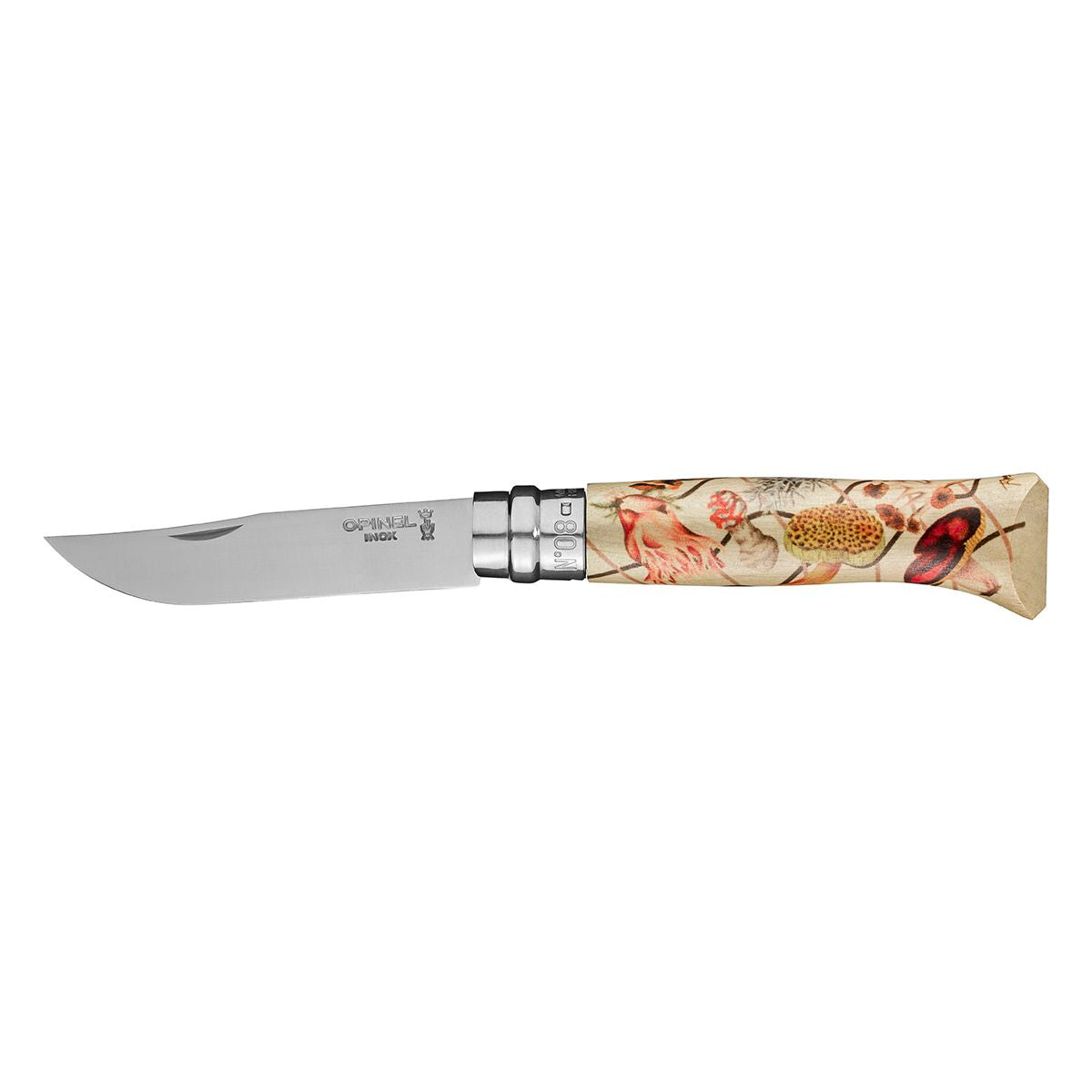 Opinel #8 Slim Folding Knife Stainless Olive – Bernal Cutlery