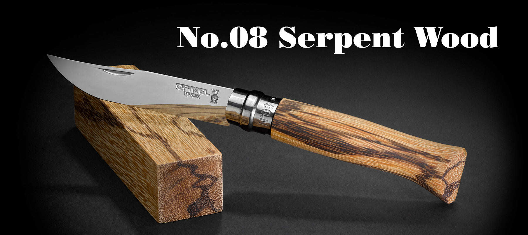 No.08 Serpent Wood Folding Knife - OPINEL USA