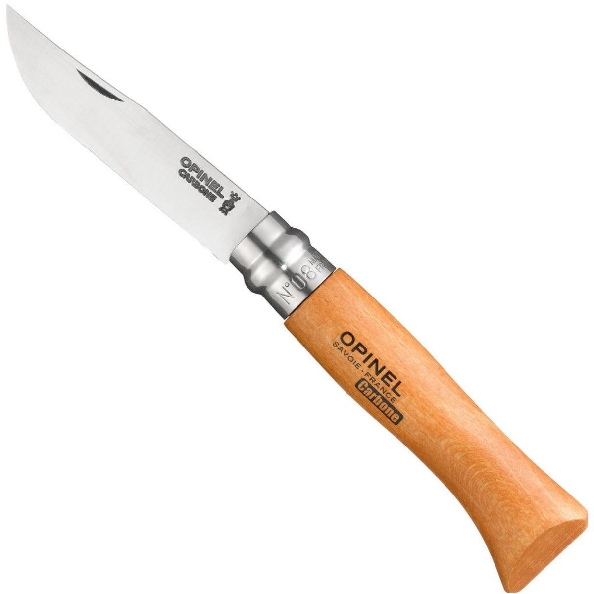 Opinel No. 8 Carbon Steel Pocket Knife