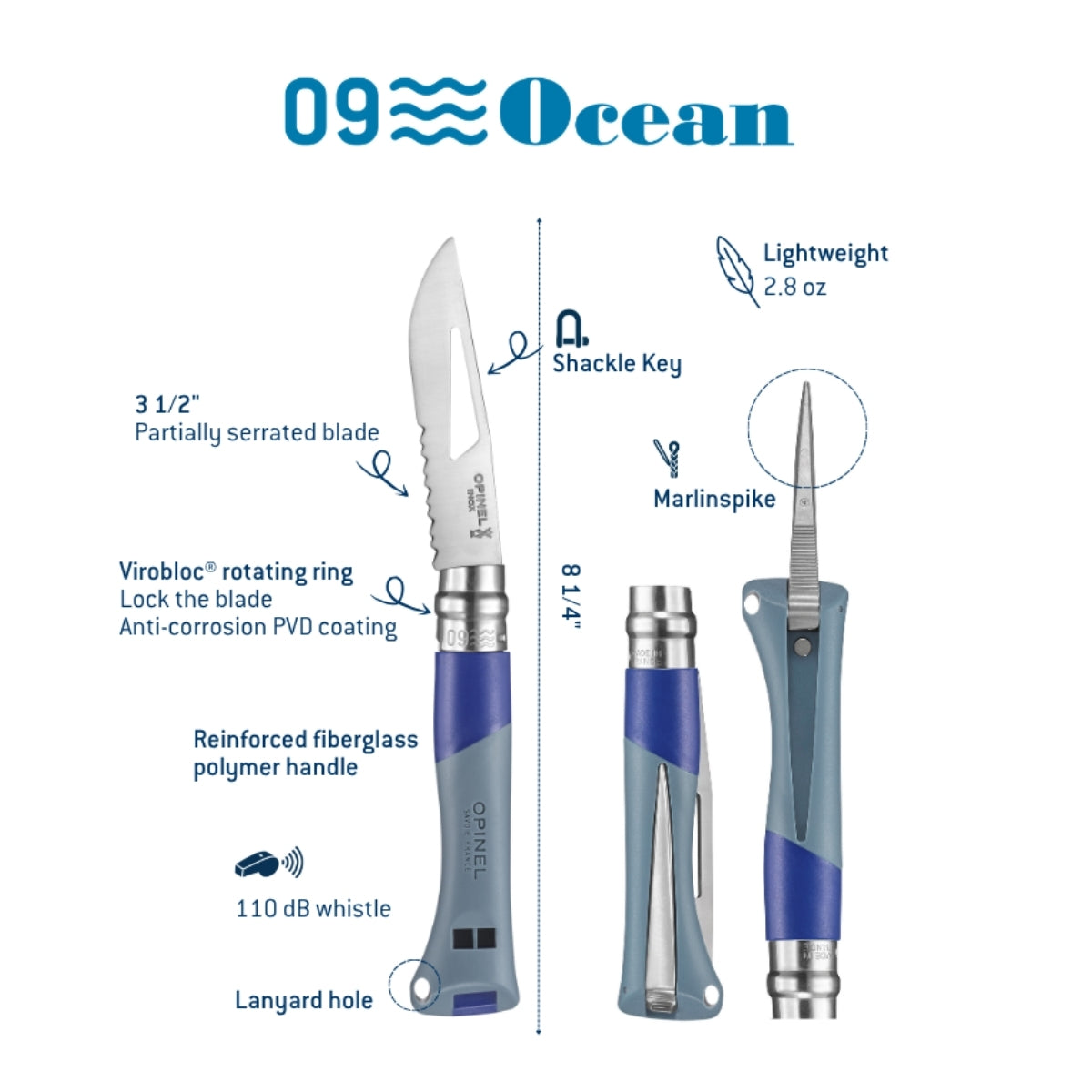 No.09 Ocean Folding Knife-OPINEL USA