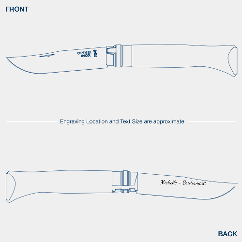 No.10 Corkscrew Stainless Steel Folding Knife with Bottle Opener-OPINEL USA