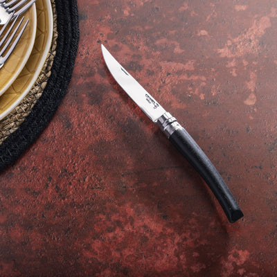 No.10 Effilé Stainless Steel Slim Folding Knife - Ebony-OPINEL USA
