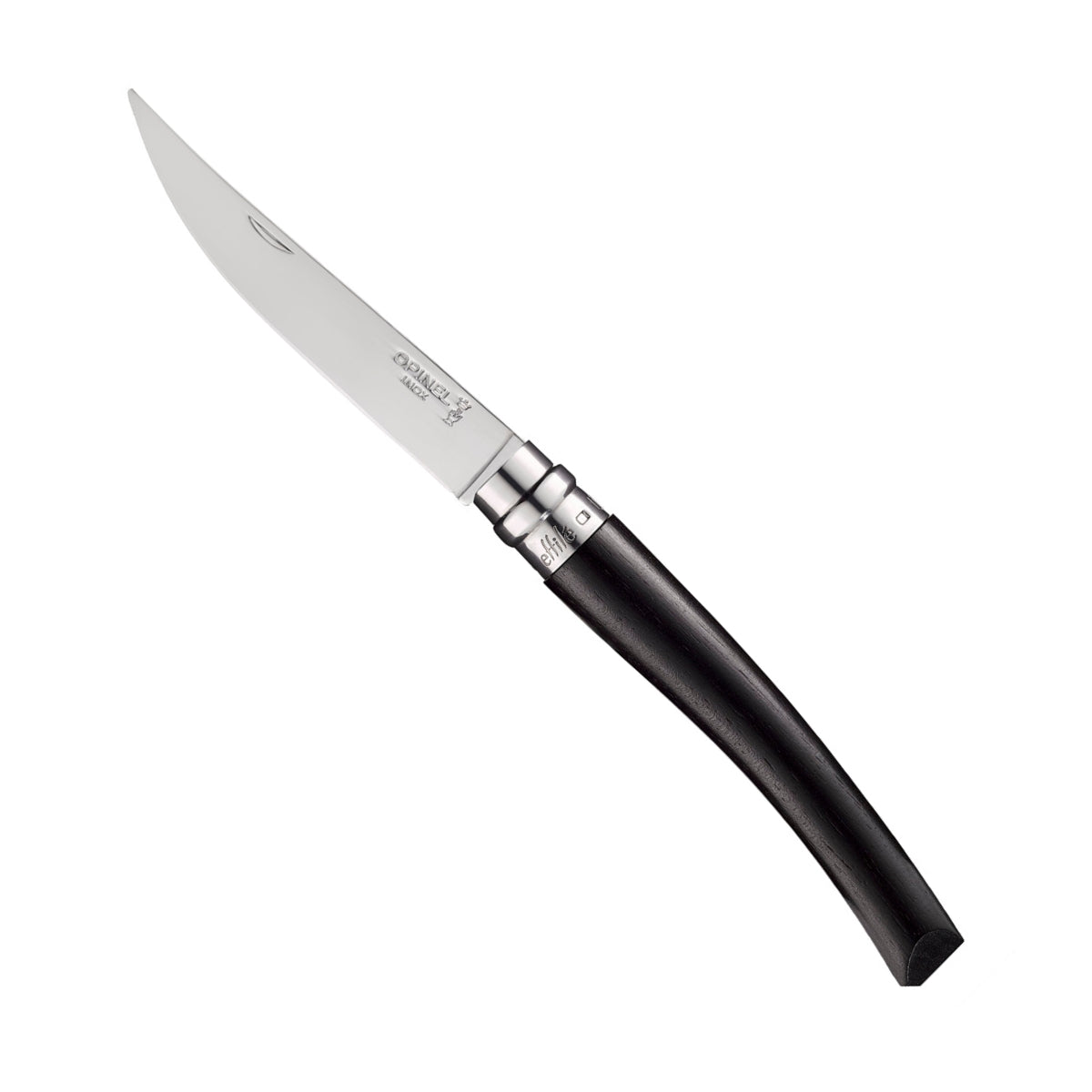 No.10 Effilé Stainless Steel Slim Folding Knife - Ebony-OPINEL USA
