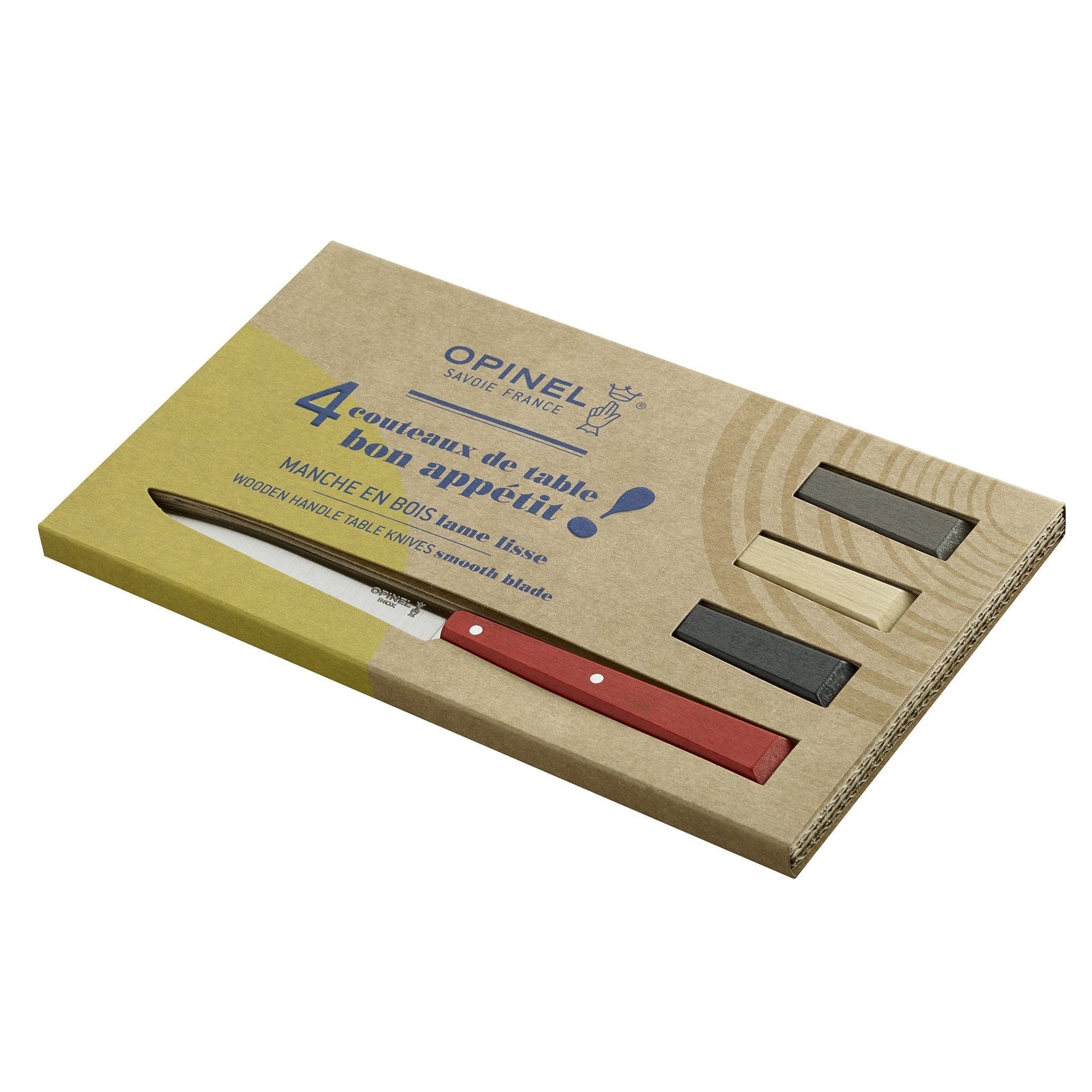 Warehouse Find | Non Serrated Steak Knife 4-Set Bon Appétit Discontinued Colors