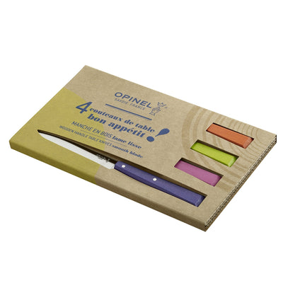 Non Serrated Steak Knife 4-Set Bon Appétit-OPINEL USA