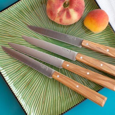 Non Serrated Steak Knife Set Bon Appétit-OPINEL USA