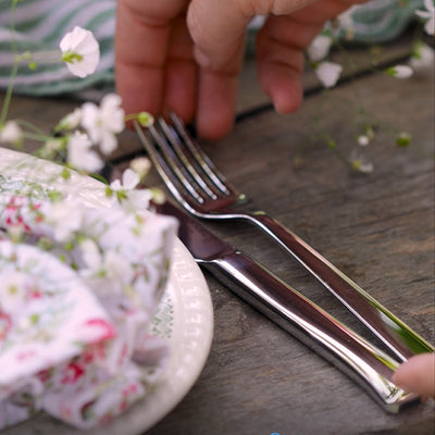 Perpétue "Entremets" Set of 12-Piece Demi-tasse Forks-OPINEL USA