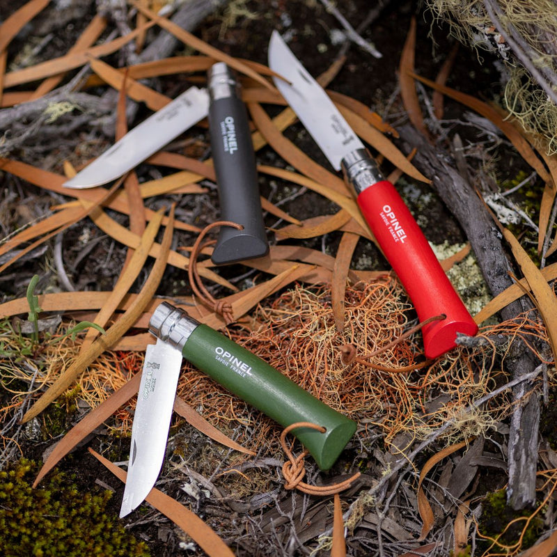 Warehouse Sale | No.08 Stainless Steel Folding Knife with Lanyard-OPINEL USA