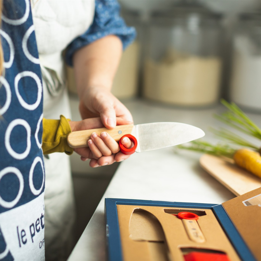 Opinel 'Le Petit Chef' Kids Kitchen Knife Set - Maine Grains