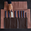 8-Slot Synthetic Leather Chef Knife Carrier-OPINEL USA