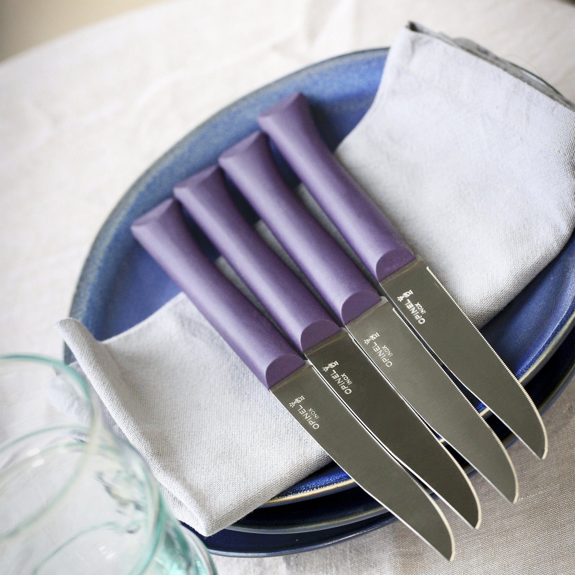 Set of 4 Opinel knives