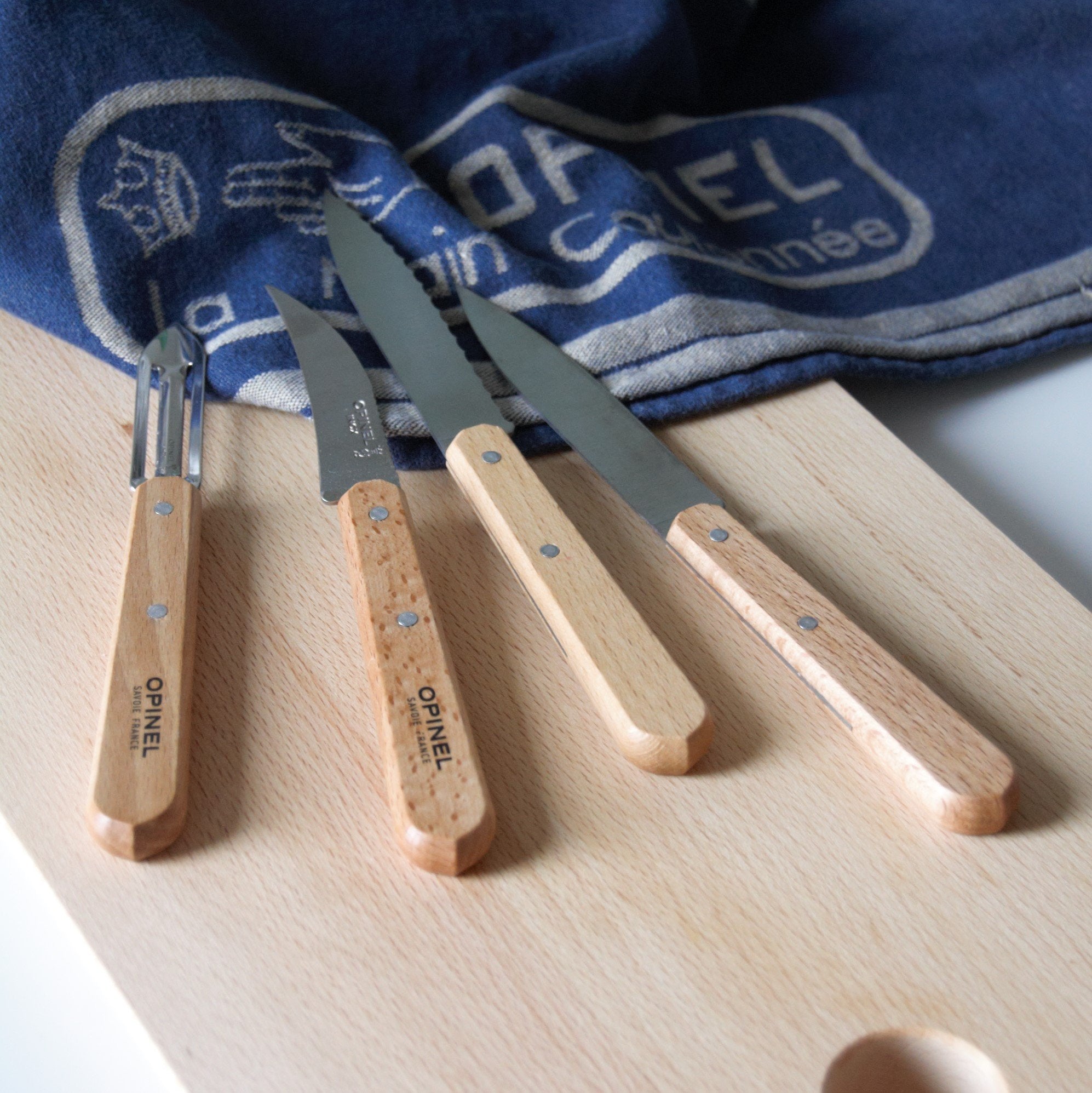 Opinel Essential Kitchen Knife Set – Los Poblanos Farm Shop