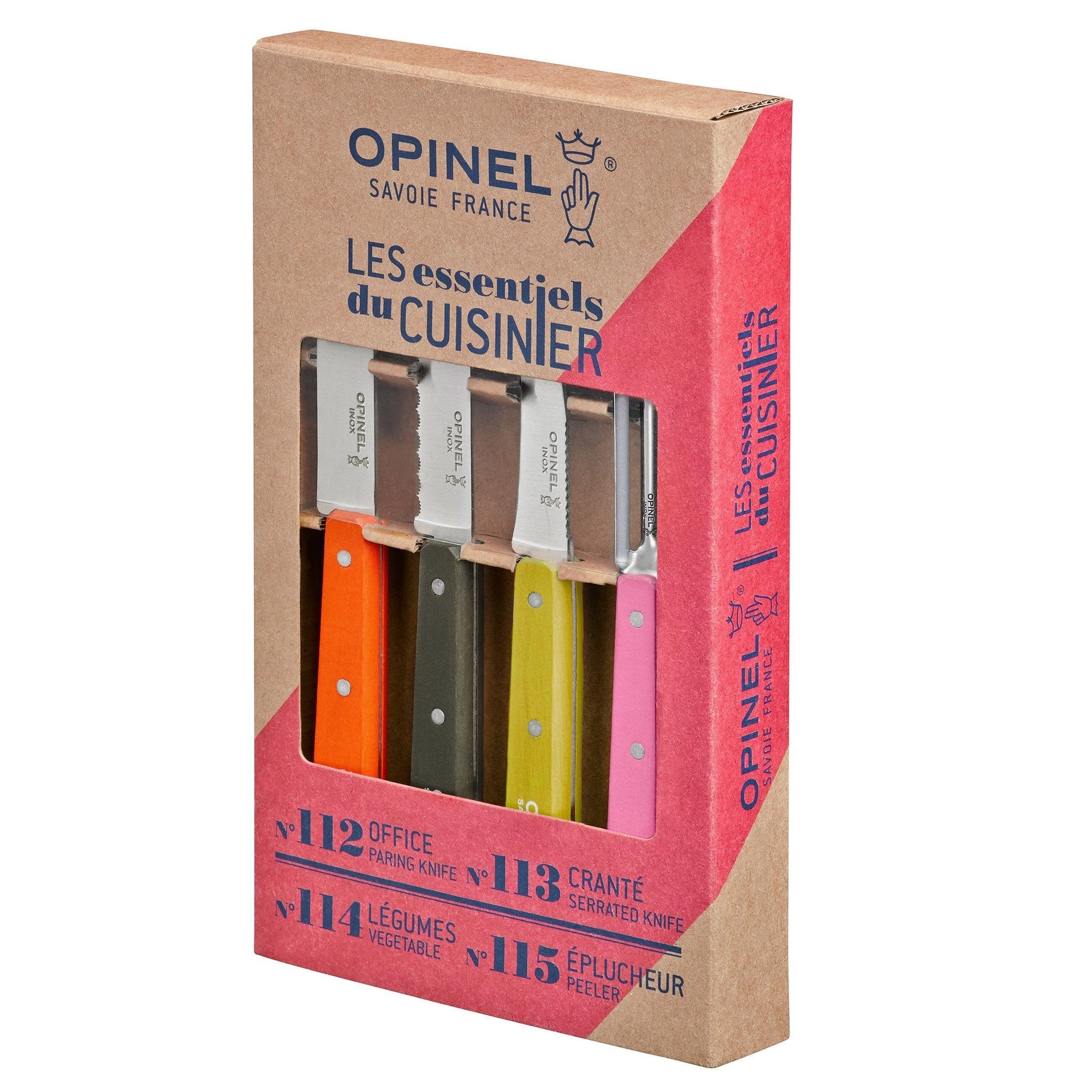 Opinel Essentiels Small Kitchen Knife Set, PRIMO