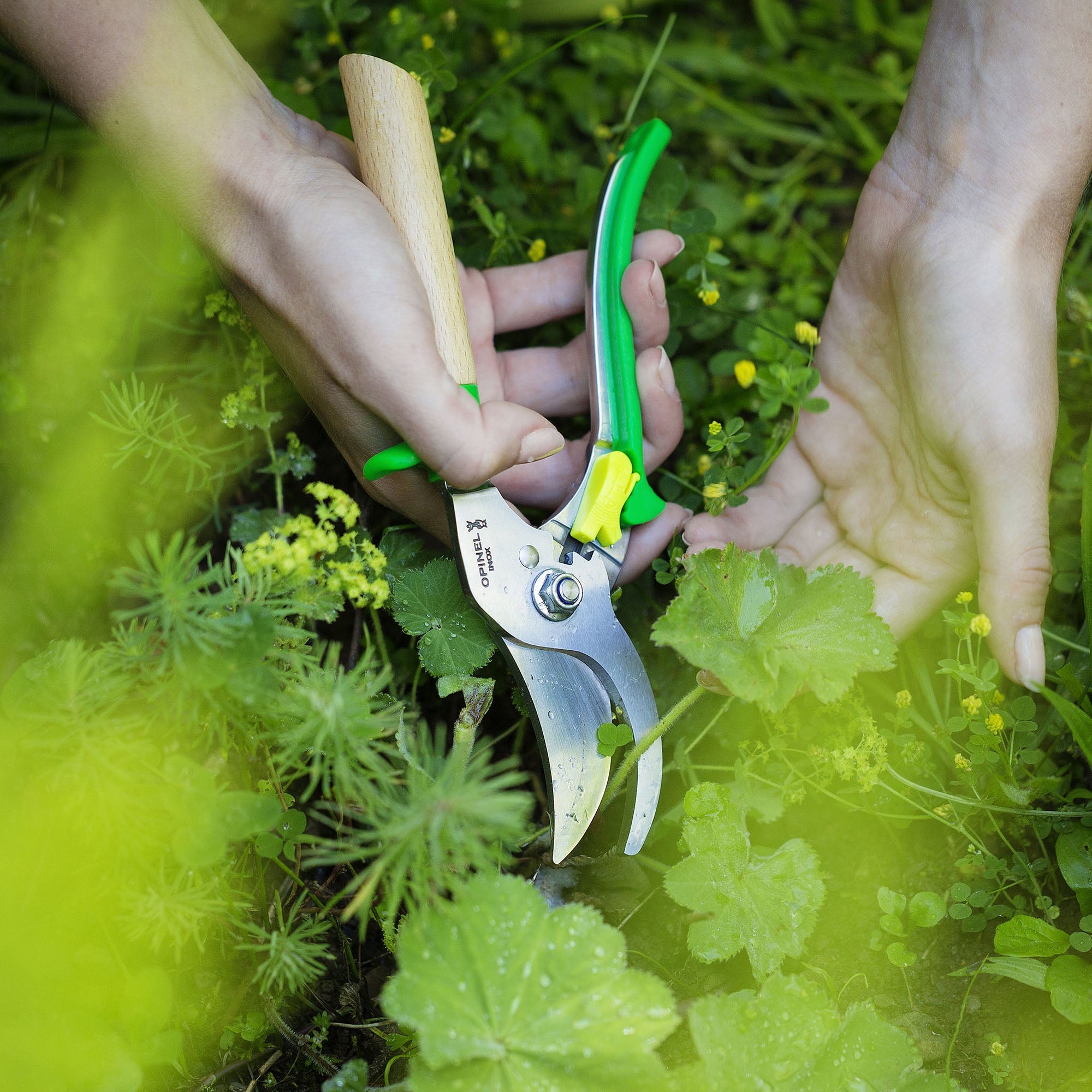 Opinel Hand Pruner - Green