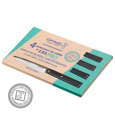 Micro-Serrated Steak Knives 4-set Bon Appétit No.125 Pro-OPINEL USA