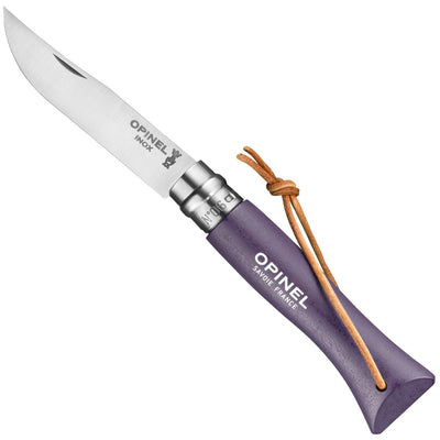 No.06 Stainless Steel Folding Knife with Lanyard-OPINEL USA