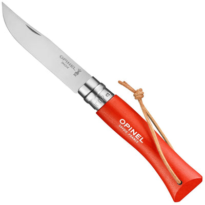 No.07 Stainless Steel Pocket Knife with Lanyard-OPINEL USA