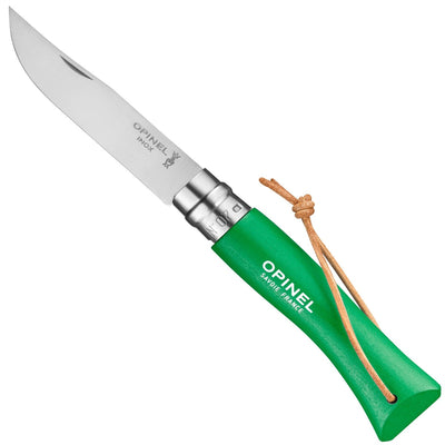 No.07 Stainless Steel Pocket Knife with Lanyard-OPINEL USA