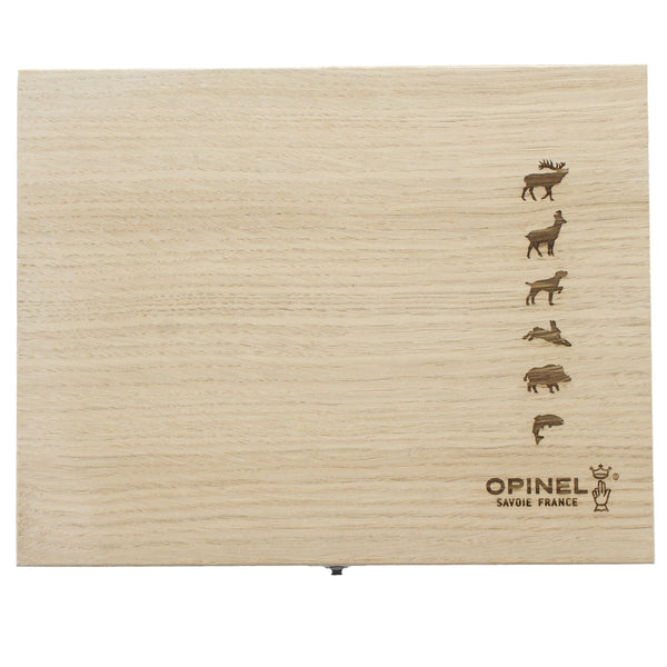 No.08 Engraved Animalia 6 Piece Box Set - OPINEL USA