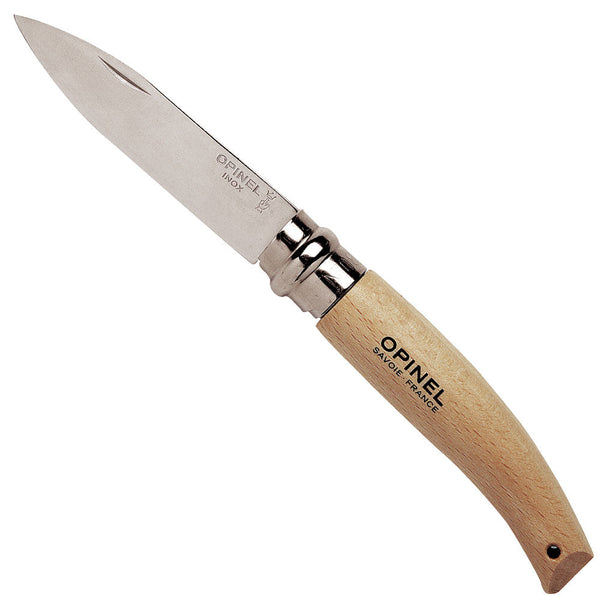 Opinel Stainless Steel Knife ~ Ebony Handle