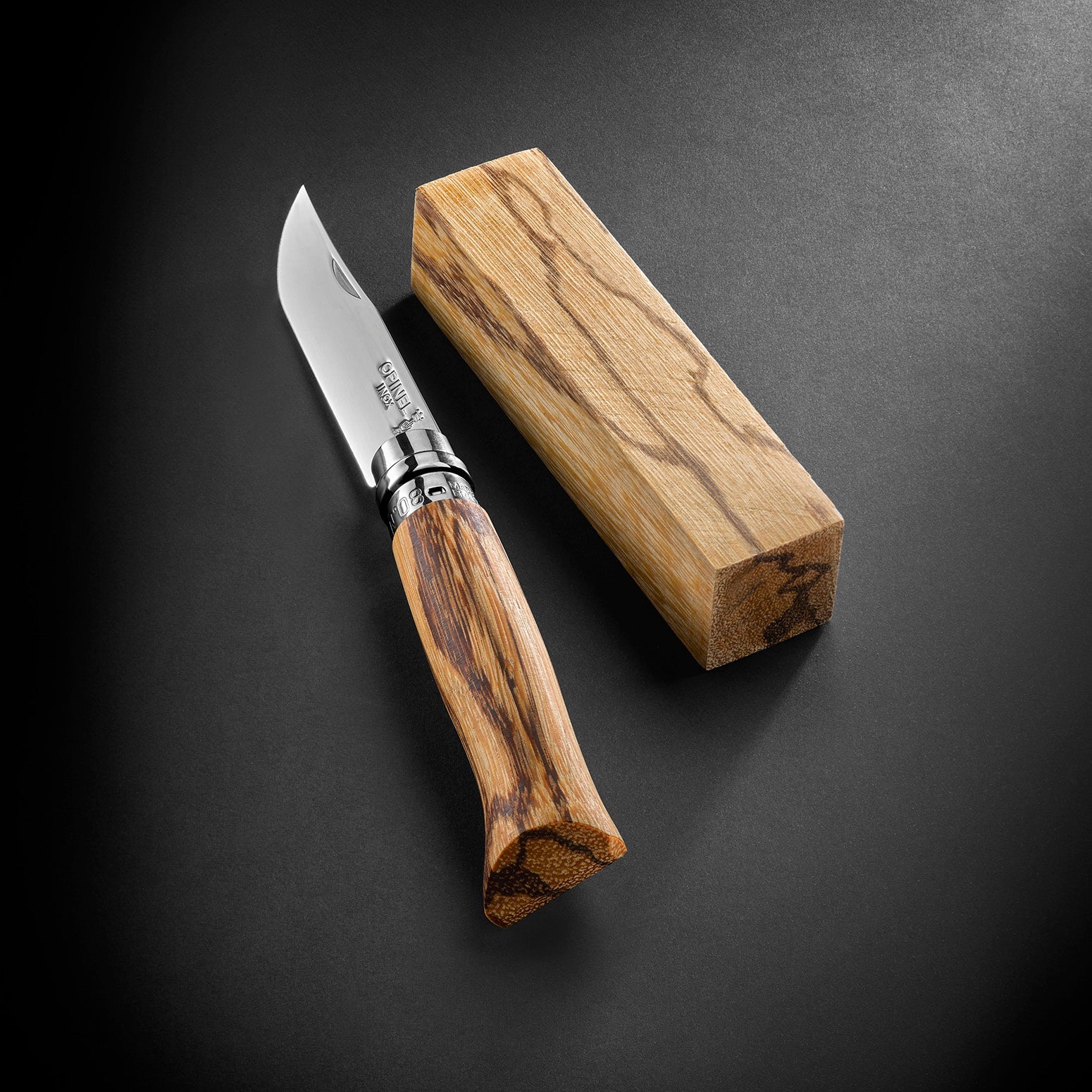 No.08 Serpent Wood Folding Knife-OPINEL USA
