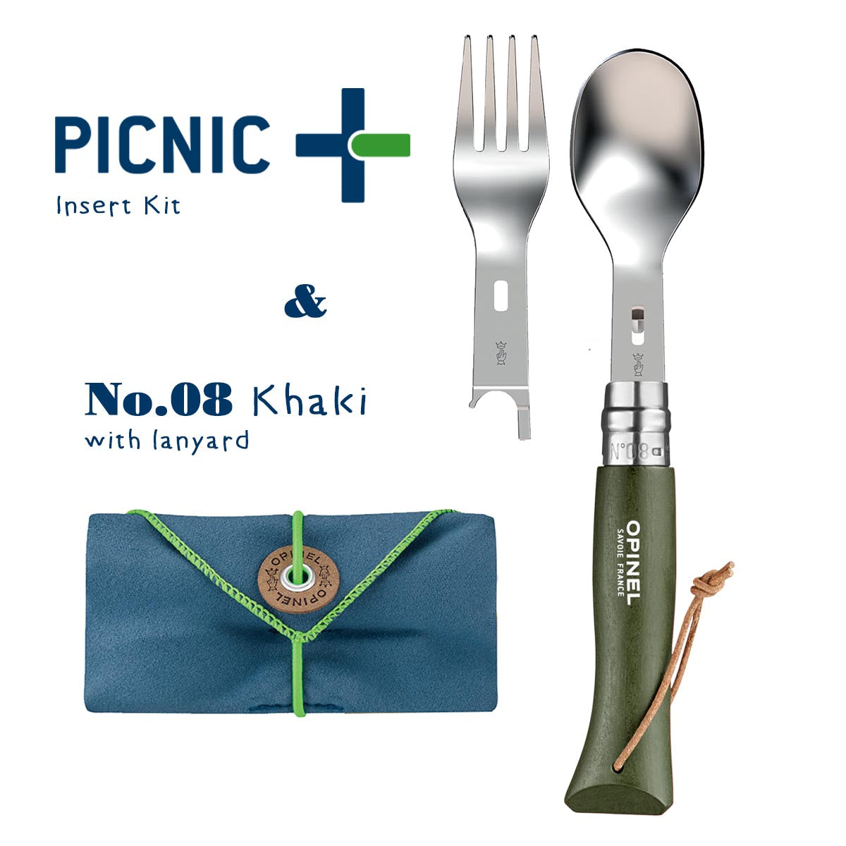 Premium No.08 Picnic+ Kit - OPINEL USA