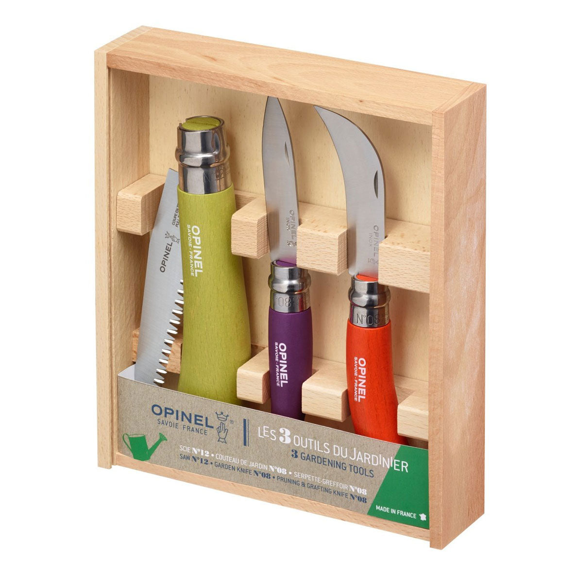 garden tool set made in usa Opinel Garden Knife Trio