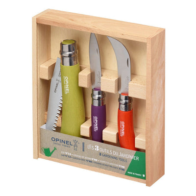 Stainless & Carbon Steel Garden Knife Trio - 3 Colors-OPINEL USA